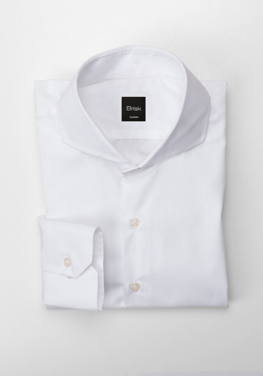 Pearl White Stretch Shirt - Sale