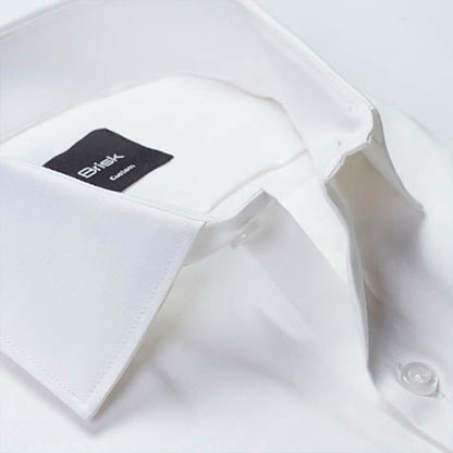 PEARL WHITE STRETCH SHIRT - SALE