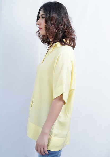 LIME VISCOSE SHIRT