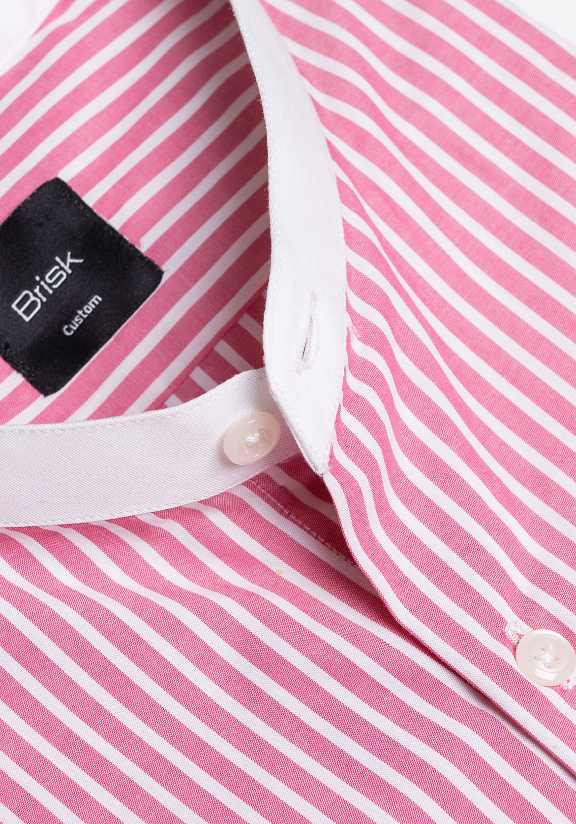 Dark Pale Pink Bengal Stripes Shirt - Sale