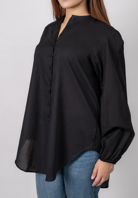 Black lightweight Cotton Shirt
