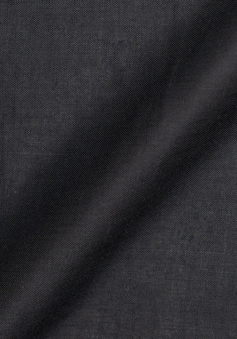 Charcoal Grey Cotton Linen