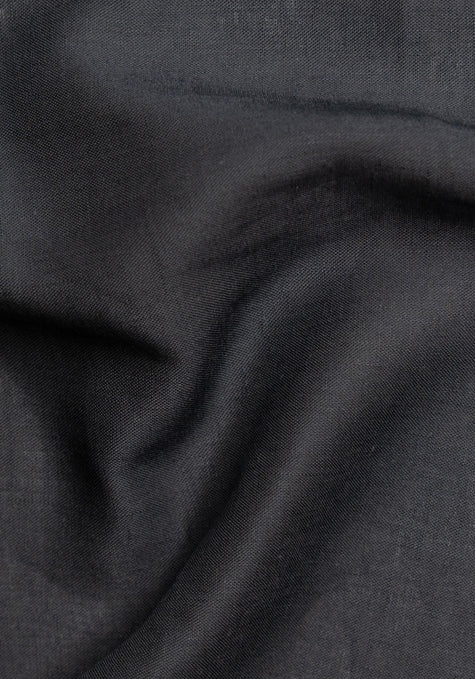 Charcoal Grey Cotton Linen