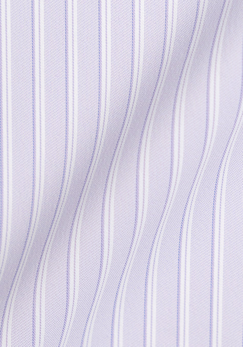 Lavender Performance Stretch Stripes - Wrinkle Free