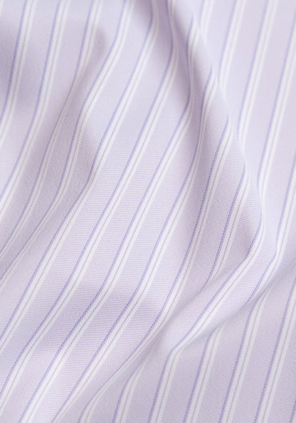 Lavender Performance Stretch Stripes - Wrinkle Free