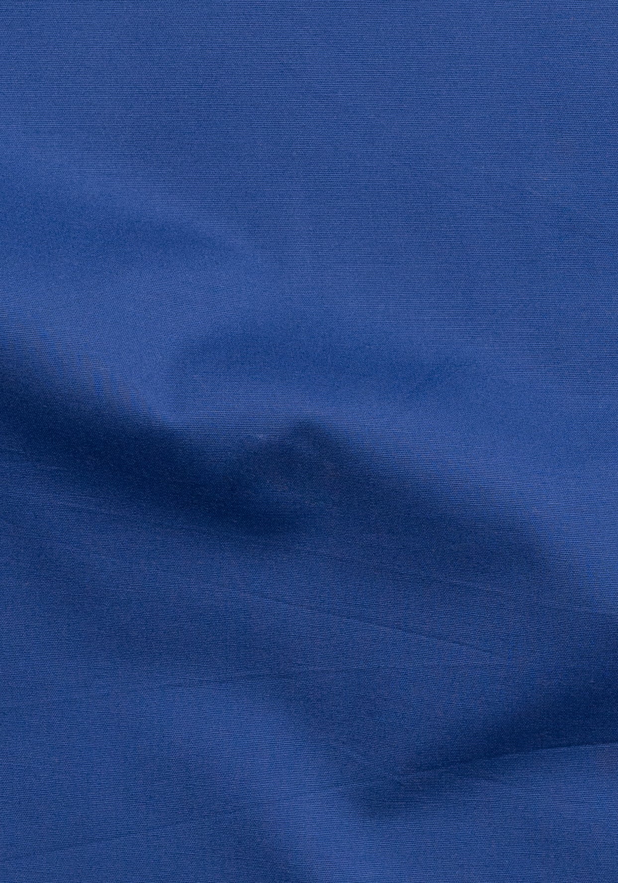 Mid Blue Poplin Stretch