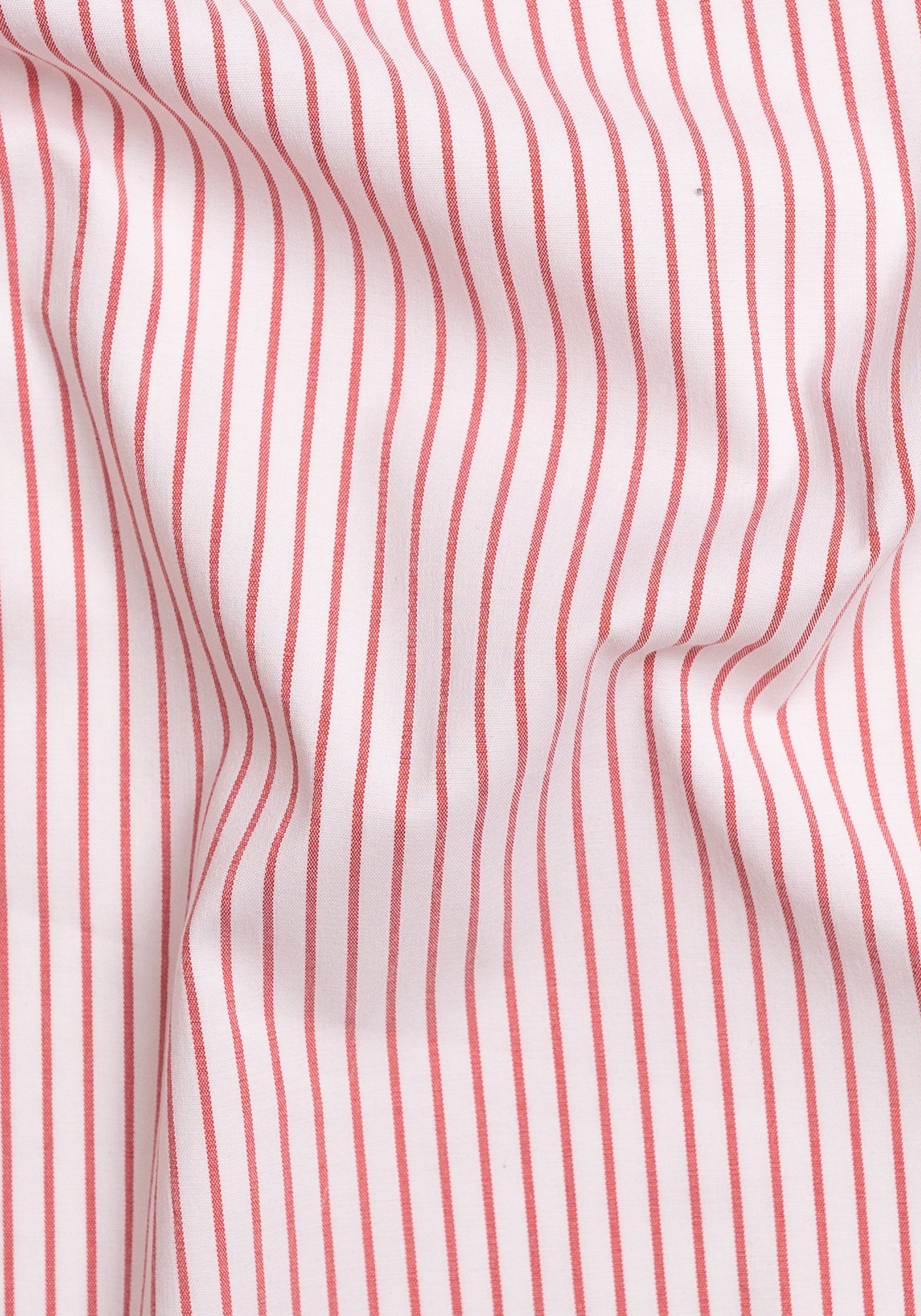 Pale Red Stretch Pencil Stripes