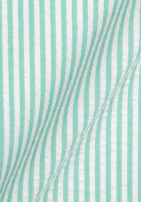 Mint Green Seersucker Stripes