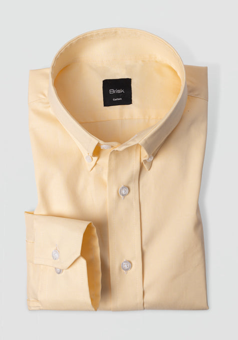 YELLOW OXFORD SHIRT - SALE