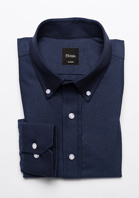 NAVY BLUE OXFORD SHIRT – Brisk Pakistan