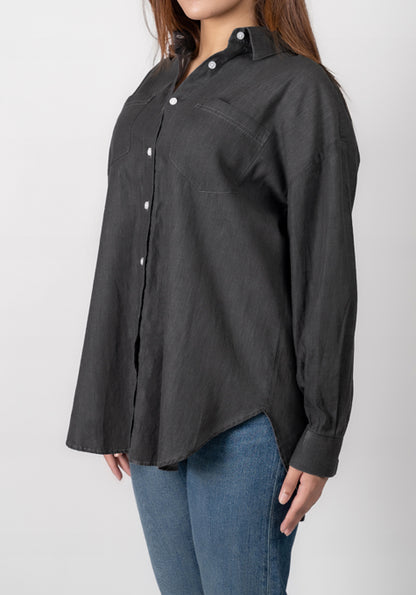 Denim Black Shirt