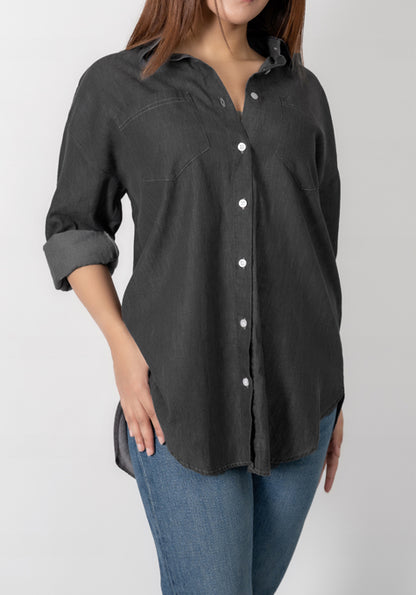 Denim Black Shirt